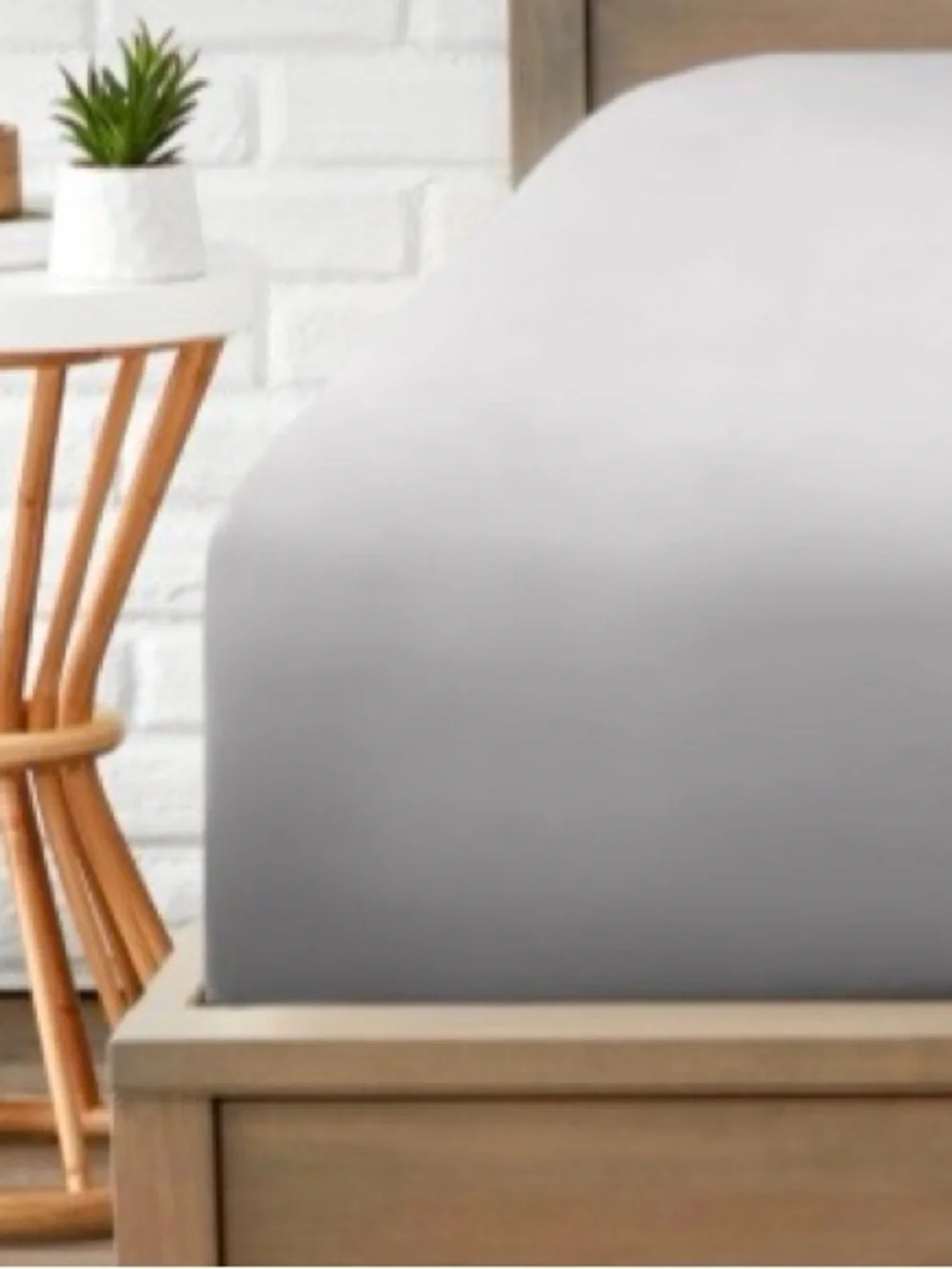 FULL SIZE Fitted Sheet 1800 Ultra-Soft LIGHT GRAY